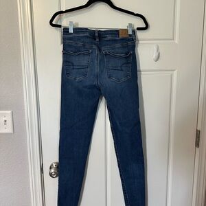 American Eagle Denim Jeggings Size 4 Long